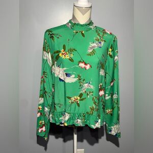 Code X Mode Flower‎ Blouse